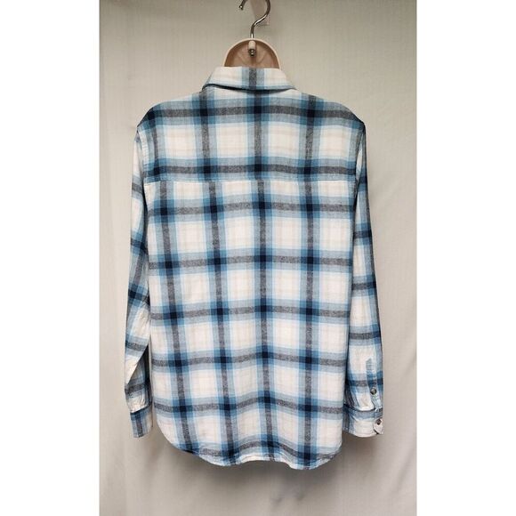 Universal Thread Paid Long Sleeve Button Down Shirt Size Medium - Picture 5 of 7